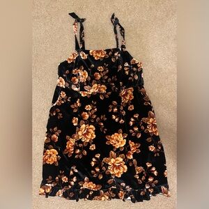 Torrid At The Knee Velvet Ruffle Tier Dress, 0/L